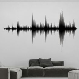 Muurstickers audiogolf stickers geluid verwijderbare opname studio muziek producer kamer decoratie slaapkamer wallpaper dw6747257p