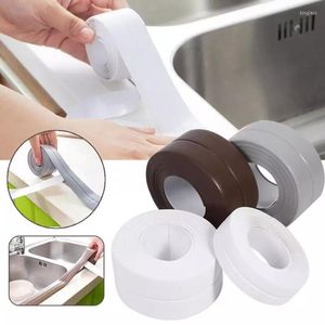 Autocollants muraux salle de bain douche évier bain bande d'étanchéité bande blanc PVC autocollant étanche autocollant pour accessoires de cuisine