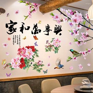 Muurstickers slaapkamer woonkamer renovatie benodigdheden schilderen thuis interieur decoratie achtergrond Chinese windsticker