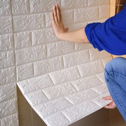 Muurstickers baksteen zelfklevende 3D-panelen achtergrond behang geluid-absorberen waterdichte woonkamer woonkamer schuim