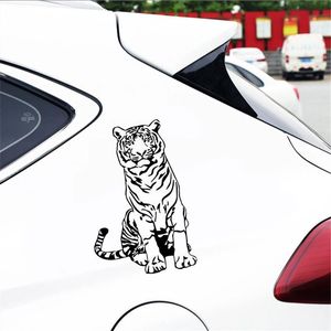 Muurstickers creativiteit Automobile decor auto sticker sticker decoratie verwijderbare koele tijger achter raam deur elke maat hy1743wall wallwall