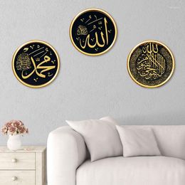 Muurstickers diy sticker eid mubarak cultuur moslim kunst muurschilderingen ramadan ronde slaapkamer woonkamer huisdecoratie