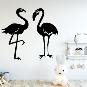 Pegatinas de pared moda cisne arte calcomanía decoración pegatina hogar papel pintado