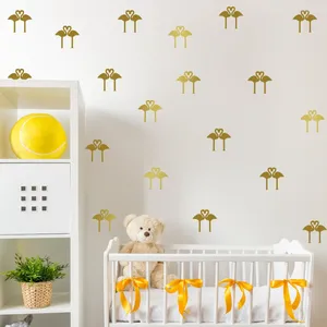 Muurstickers Flamingo's voor babykamer decor muurschildering dieren stickers kinderen slaapkamer decoratie sticker huis versieren