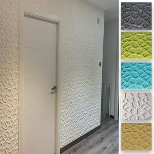 Stickers muraux mousse 3D auto-adhésif décoration papier peint panneaux décor à la maison salon chambre salle de bain carreaux décoratifs