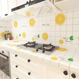 Stickers muraux pour armoires de cuisine poêle salle de bain accessoires tablier panneau papier auto-adhésif goutte en gros 230307