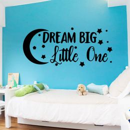 Pegatinas de pared, pegatina grande de sueño divertido, papel tapiz artesanal extraíble para decoración de habitación de niños, Mural, PosterWallWall