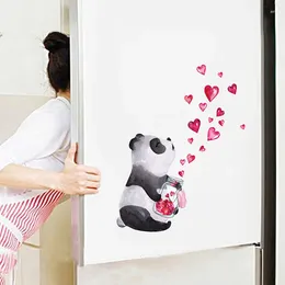 Autocollants muraux Pantificat de dessin animé à la main Panda pour les enfants décoration de chambre à la maison décoration de la chambre vivante décor de murmure