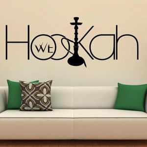 Muurstickers Hookah Decal Relax Arabische Sticker Home Interieur Decor Design Art Muurschilderingen voor Lounge C606