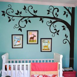 Pegatinas de pared Lager Tree Calcomanías Creative Nursery Corner Living Room Kids Dormitorio Posters Home Decor Wallpaper LL2052