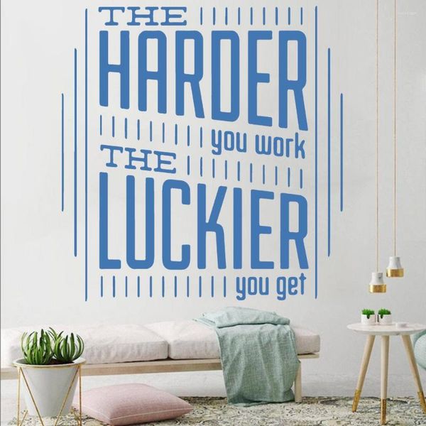 Stickers muraux Grande Motivation Bureau Citations Phrase Pour Salon Chambre Salon Art Papier Peint Stickers Décor HQ1159