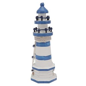 Muurstickers Mediterrane Zee Vuurtoren Decoratie Woninginrichting Artikelen Houten Handcrafts Maat 23