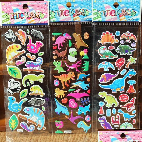 Stickers Muraux Promotion Cadeau 20 Pcs / Bundle Notebook Mes Dessin Animé Bureau Décoratif Animal 3D Autocollant Enfants Chambres Dh0926 Drop Delivery Home Dhjzf