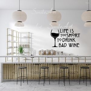 Muurstickers romantische wijn waterdichte woondecor voor kinderkamers decoratie kunst muurschildering drop