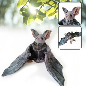 Stickers muraux La grande chauve-souris en peluche poupée douce poupée Halloween maison salon décor cadeau de vacances pour les enfants 230905