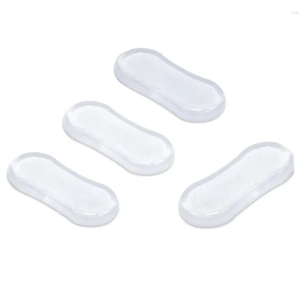 Pegatinas de pared Kit de reemplazo de parachoques del asiento del inodoro Adecuado para bidé Etiqueta transparente anticolisión universal y silenciosa