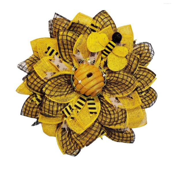 Autocollants muraux couronne, décoration de porte fenêtre de maison, décalcomanies à motif de tournesol, papier peint amovible # LR1