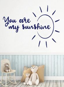 Autocollants muraux Vous êtes ma murale Sunshine Art amovible pour les enfants pour garçons décoration Affiche décor de maison DCAD50806734451