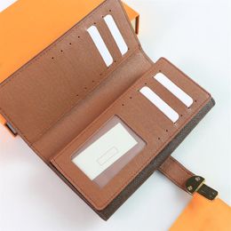 Portefeuille porte-monnaie pochette portefeuilles en cuir Interne 20 emplacements pour cartes et 2 po album position271D