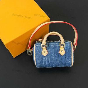 portefeuille concepteur hommes femmes sac à main denim tissu pendentif