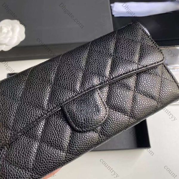 Cartera Diseñador Mujer Cartera Pequeña Titular De La Tarjeta Cartera Cartera Cartera Con Cremallera Cartera De Cuero Genuino Para Mujer Cartera Larga Bolso De Embrague Acolchado Al Por Mayor