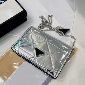 Portemonnee ontwerpers tas spiegel kleine vierkante tas driedimensionale textuur klassieke lichtgewicht mode schouder crossbody portemonnee pocket vrouwen luxurys tassen handtassen