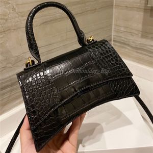 Designers de portefeuille sac à main sac à main épaule à bandoulière Alligator Alligator Half Moon Sac à dos