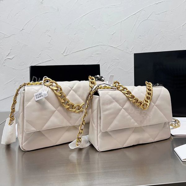 Cartera Doble Letra Hasp Bag Diseñadores Mujeres Casual Embrague Bolsos de lujo 2 Longitud de cadena Diseño Sentido Full Plain Lady Carteras Compras Monedero Monederos de moda