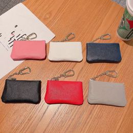 PORTEFEUILLE Mode européenne et américaine zéro portefeuille de luxe à la mode porte-cartes sac de rangement populaire grille carte sac