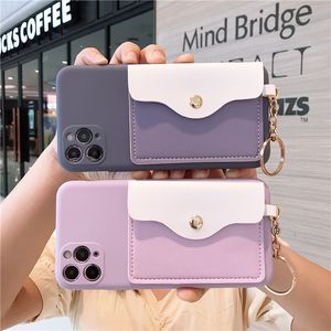 Cartera de cuero Fundas para teléfonos móviles Moda Nuevo diseño Bolsas blandas para Iphone 14 13 12 11 pro max 7 8 plus x xr Cubierta Cambio Bolsillo Protector Niñas