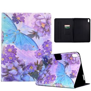 Portemonnee lederen tablet kisten voor ipad 11 air4 air5 10.9 10.2 10.5 lucht 2 9,7 10,9 2022 Pro giraffe weven bladeren vlinder schedel tijger flower credit id card slot houder zakjes