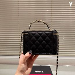 portefeuille de luxe Chanelace 2024 High Beauty Lingge Chain Sac Bag Mini Boîte à mode