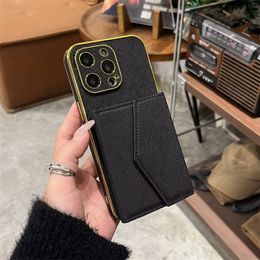 Cartera de lujo con tapa magnética amigable para la piel con ranura para tarjeta Funda de cuero con soporte para iPhone 15Plus 15 Pro Max 14Plus cambio bolsa de tarjeta de crédito Kickstand Doble cierre magnético