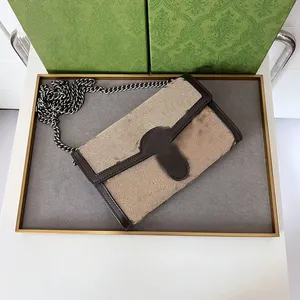 Cartera con cadena Bolsos cruzados Mini bolso de hombro de diseñador para mujer Monedero clásico con cabeza de tigre Bolso cruzado para mujer Funda con tapa Marca de lujo Monederos de noche