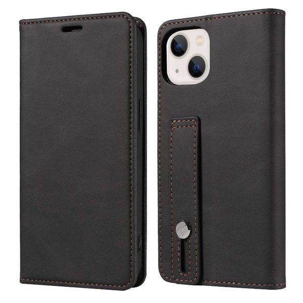 portefeuille du portefeuille Case iPhone Magnetic xl Protection Fashion Black Luxury Designer Pu Leather Téléphone pour iPhone 14 Pro Max Apple 15 iPhone 13 Apple 12 iPhone 11