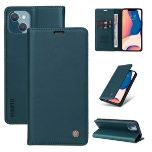 Fundas para teléfono tipo billetera para iPhone 14 13 12 11 Pro X XR XS Max 7 8 Plus Color sólido Cuero de PU Fuerte adsorción magnética Flip Kickstand Funda con ranuras para tarjetas