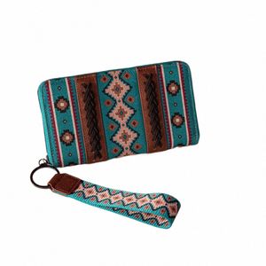 portemonnee portemonnee voor dames westerse clutch schoudertasje portemonnee met creditcardhouder g9C4#