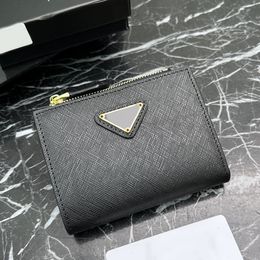 Portefeuille femme porte-cartes porte-monnaie design pochette courte petits portefeuilles haute qualité en cuir véritable sac de travail S sacs à main