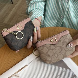 Cartera Cartera ultrafina para mujer Cremallera Pequeñas y mini Bolsas de diseño de nicho de moda