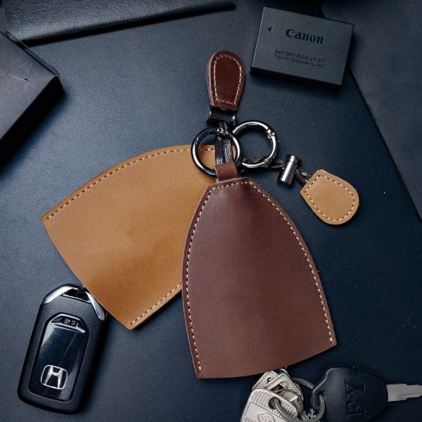Portefeuilles 100% en cuir authentique vintage clés portefeuille d'affaires des hommes de la voiture