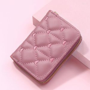 Portefeuilles 2022 mode femmes Kawaii mignon portefeuille court femme porte-monnaie porte-carte petites dames Mini pochette