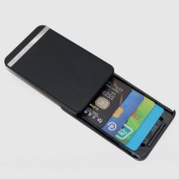 Wallets 2023 Brand Hot Brand ingénieux RFID Blocking Wallet Bank Credit Card Carte Card Business Card Claid Clai