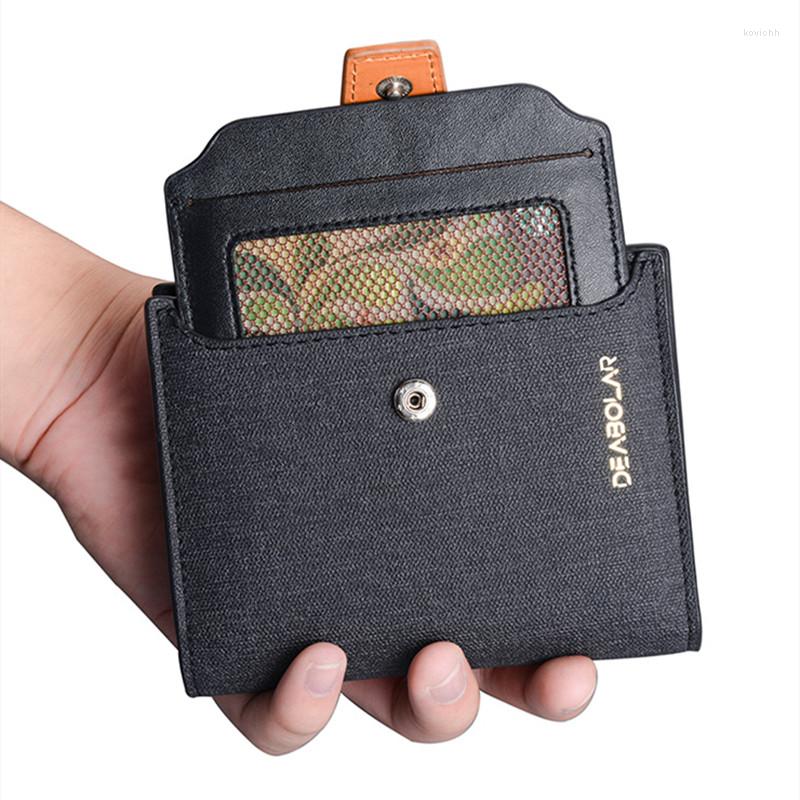 Wallets 2023 Style Wallet Version Of Ultra-thin Fashion Stitching Soft Leather Coin Clip
