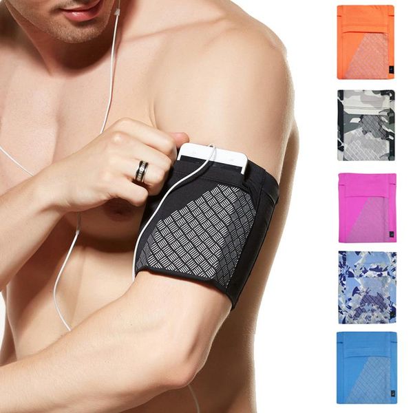 Portefeuilles Arrivées Hommes Femmes Courir Jogger Bras Sacs Portefeuille Pour Téléphone Portable Clés D'argent Sports De Plein Air Paquet BagWallets