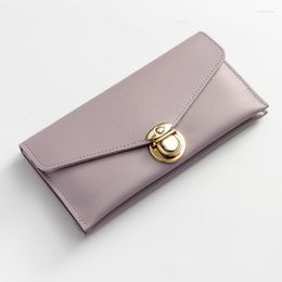 Wallets Brand Women Pu Leather Long Wallet Vintage Purse ID Kaarthouder Koppeling Standaard Carteira Feminina WM70