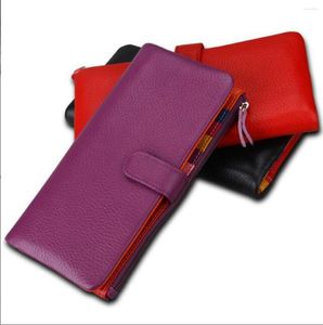 Portefeuille portefeuille de couleur coussin de couleur portefeuille de grande capacité de grande capacité support de carte de carte bancaire minibag à main sac à main