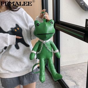 Portelettes dessin animé mignon sac de grenouille jouets animaux en peluche poupée crossbody sac à dos sac à dos pours à bourse porte portefeuille sachet enfants