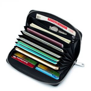 Portefeuilles Contant Budget Paspoort Portemonnee Clutch Bag voor iPhone 13 Pro Dames Budget Lakens Rits Lange Billfold voor Bankboek en Ledger Rfid T221104