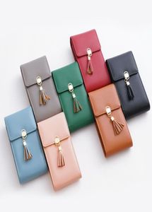 Portefeuilles Mobiele telefoon Wallet Big Card Holders Women Mini Faux Leather Crossbody Schoudertas Purse Messenger Straps9729268