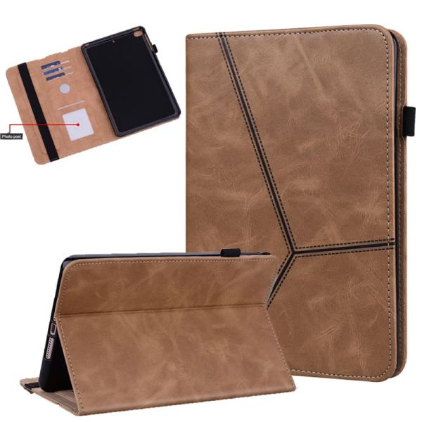 Les portefeuilles couvrent Funda pour Huawei MediaPad M5 Lite 10 Stand Leather Wallet Case pour Huawei MediaPad M5 Lite 10 BAH2W19 / L09 / W09 10.1 